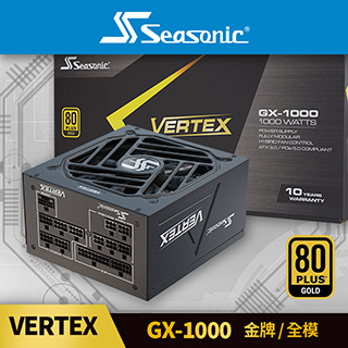 海韻Seasonic VERTEX GX 1000 金牌/全模電源供應器- PChome 24h購物