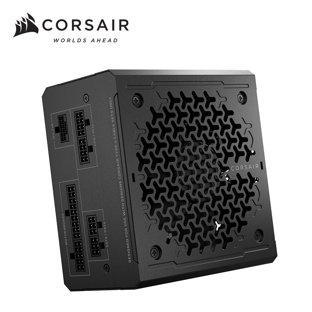 CORSAIR 海盜船 RM1000e 金牌1000W ATX3.1 全模電源供應器