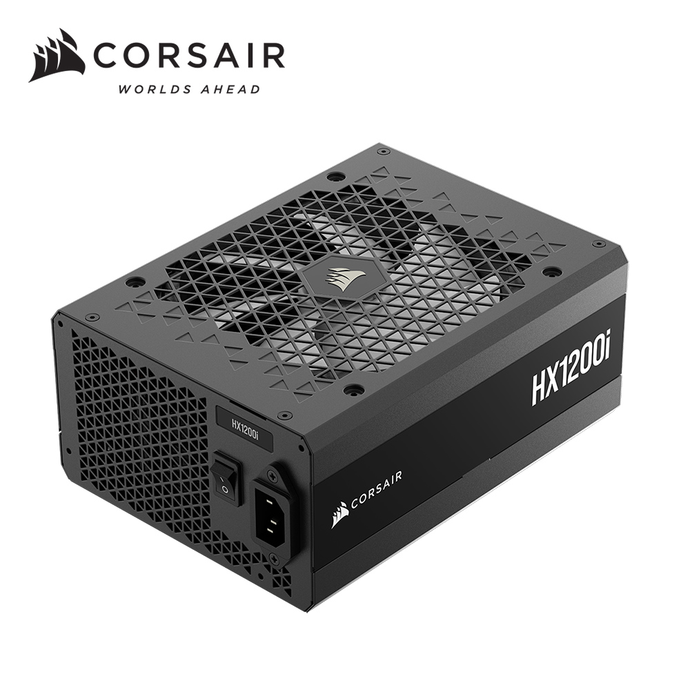 CORSAIR 海盜船 白金HX1200i 超靜音ATX3.1 全模電源供應器