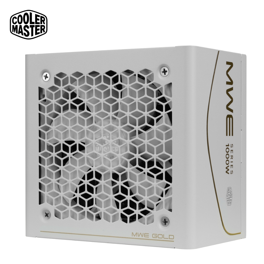 Cooler Master 酷碼 MWE GOLD V4 全模組 金牌 1000W 電源供應器 白色