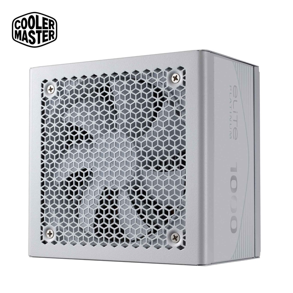 Cooler Master 酷碼 ELITE PLATINUM 1000W ATX3.1 白金牌 全模組 電源供應器 白色