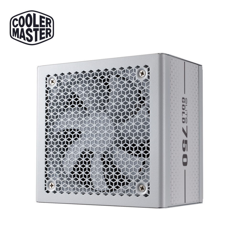 Cooler Master 酷碼 ELITE GOLD 全模組 750W 白色 ATX3.1 電源供應器/10年保固