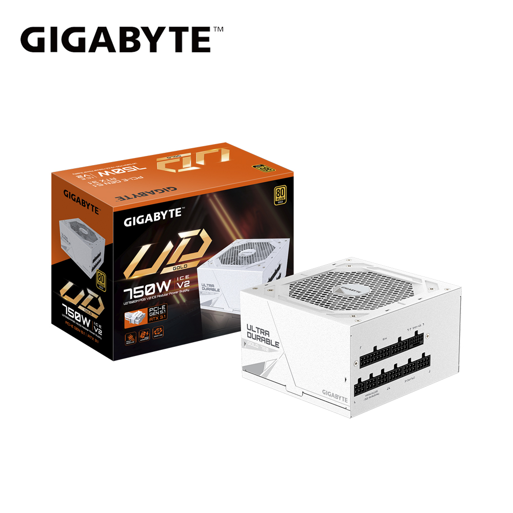 GIGABYTE 技嘉 UD750GM PG5 ICE金牌電源供應器