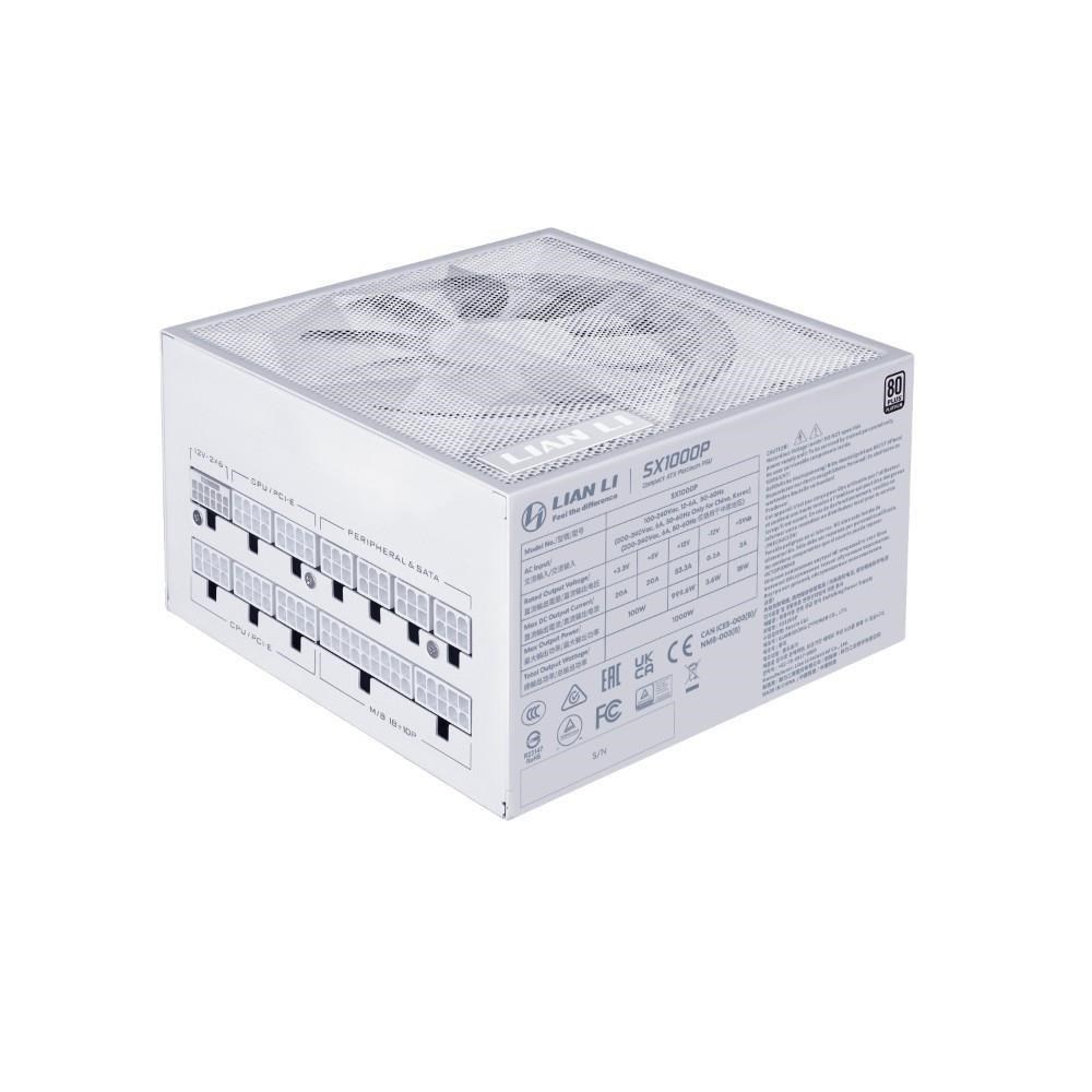 LIAN LI 聯力 SX1000P 白/白金牌/ATX3.1/PCIE5.1 電源供應器