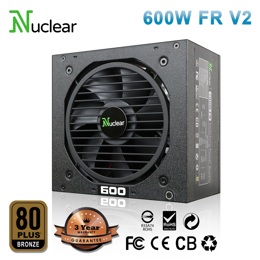 Nuclear FR.V2 半模組電源供應器-FR.V2 600W