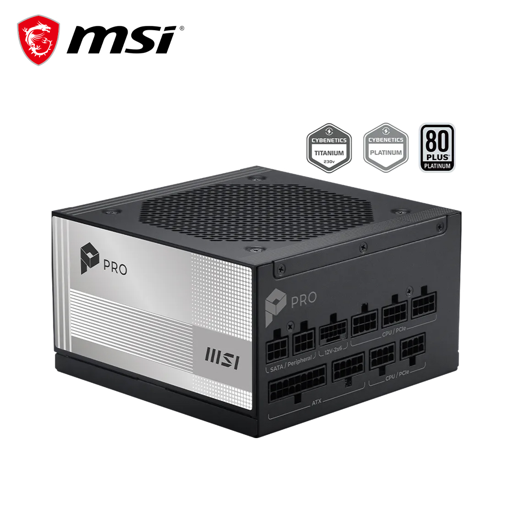 MSI 微星 PRO A1000PL PCIE5 白金電源供應器