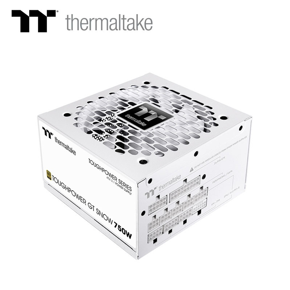 Thermaltake 曜越 鋼影 TOUGHPOWER GT 750W 金牌電源供應器 白色