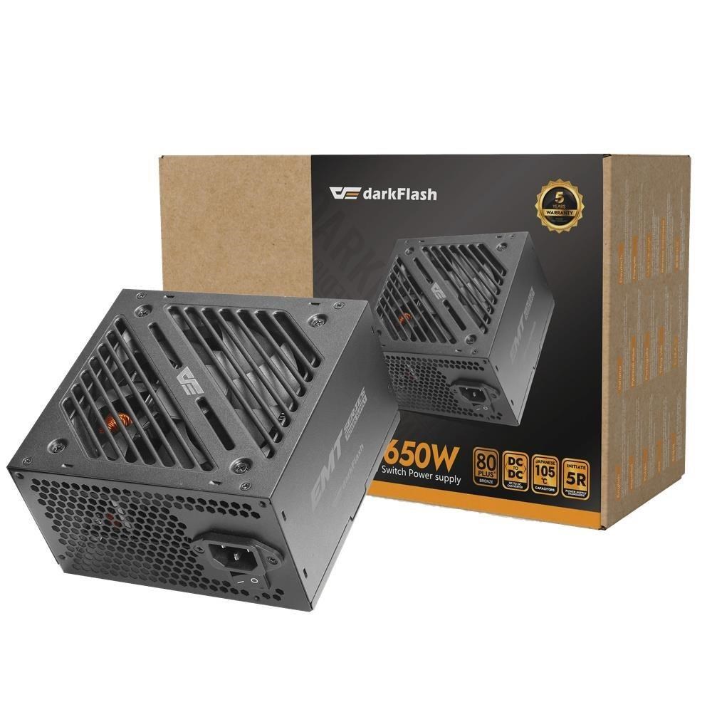 darkFlash 大飛 EMT 650W 電源供應器 80 PLUS 銅牌 日系電容