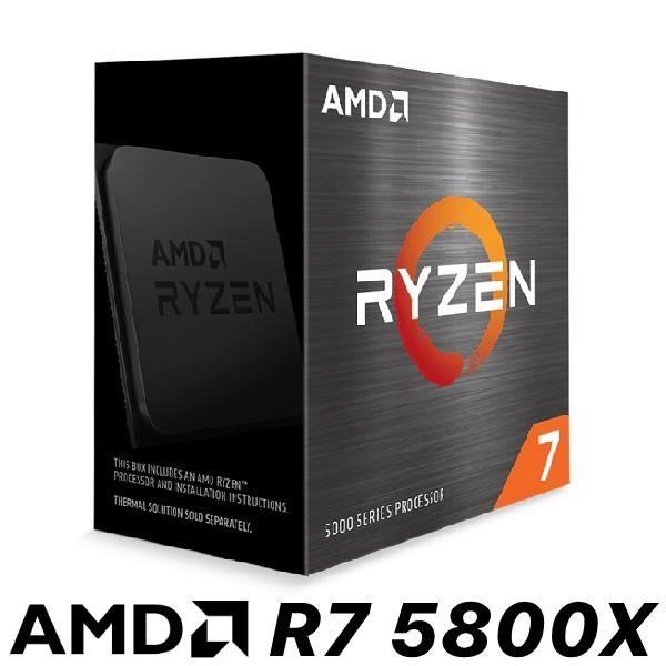 AMD Ryzen 7-5800X 3.8GHz 8核心中央處理器- PChome 24h購物