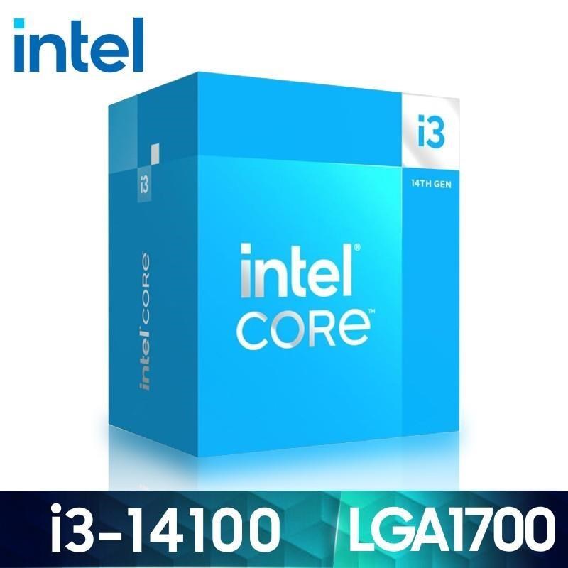 Intel 英特爾 Core I3-14100 中央處理器 (含風扇/有內顯)