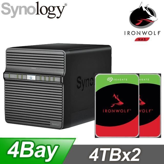 DS423 NAS+Seagate 那嘶狼 4TB(X2)