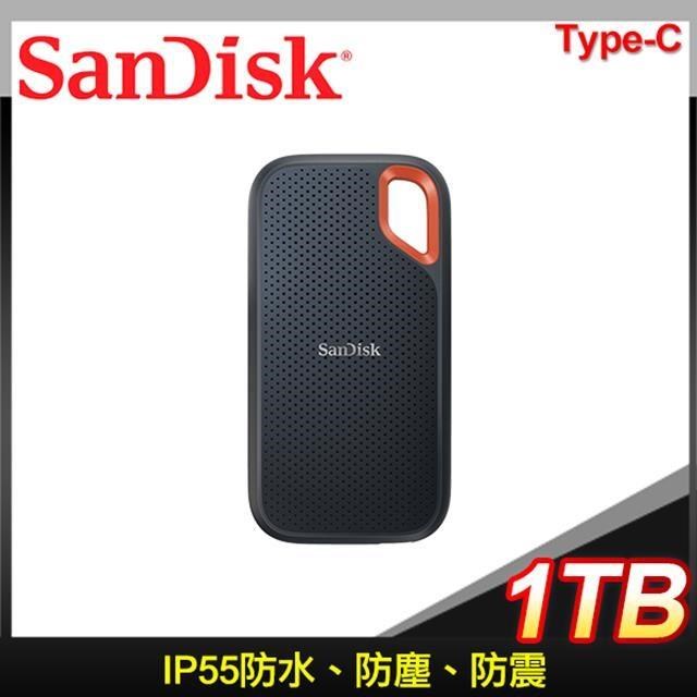 SanDisk 晟碟 E61 1TB Extreme Portable SSD Type-C 外接SSD固態硬碟