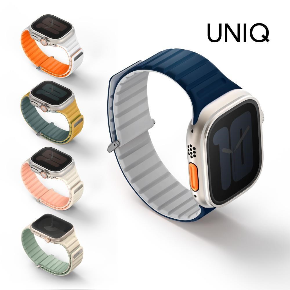 UNIQ Revix EVO 雙色矽膠磁吸錶帶 38/40/41mm & 42/44/45/49mm 共用款（其他規格）
