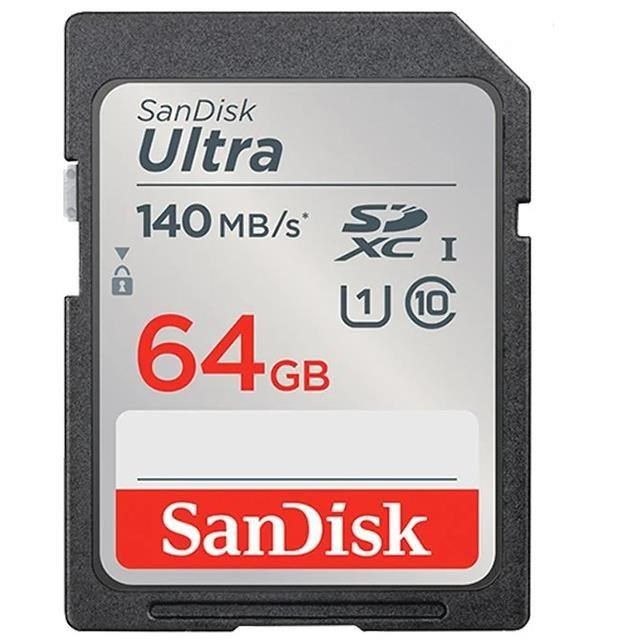 SanDisk 晟碟 64GB 64G SDXC Ultra【140MB/s】SD U1 相機記憶卡