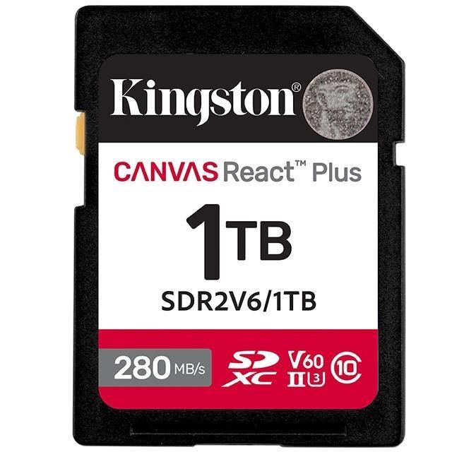 Kingston 金士頓 1TB 1T SDXC Canvas React Plus V60 280MB UHSII 記憶卡