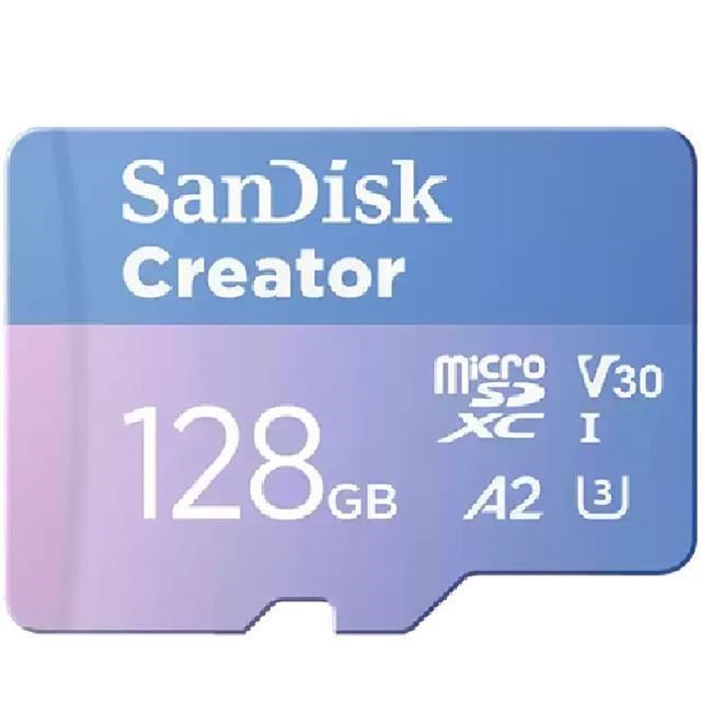 SanDisk 晟碟 128G 128GB Creator microSDXC 190MB/s UHS-I U3 A2 V30 記憶卡(其他規格)
