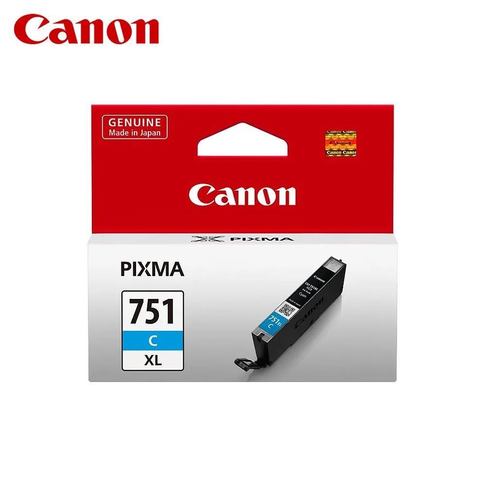 Canon 佳能 CLI-751XL C 原廠藍色高容量 墨水匣