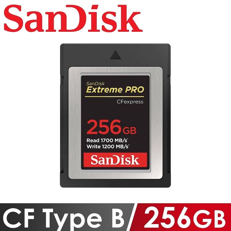 SanDisk Extreme PRO CFexpress Type B 記憶卡256GB 《公司貨