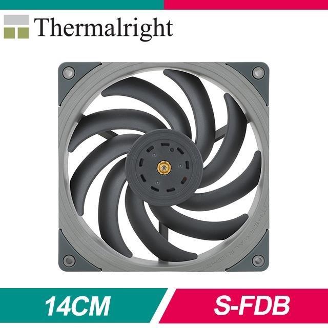 Thermalright 利民 TL-B14 PWM S-FDB V2軸承 14CM 風扇《灰》