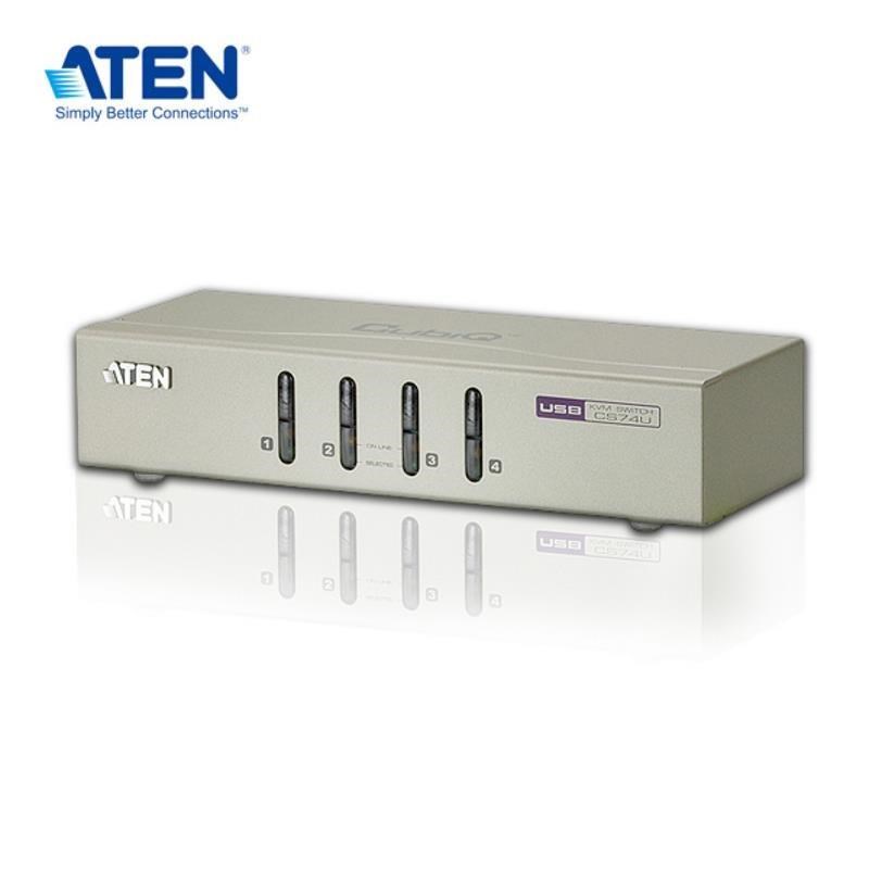 ATEN 宏正 CS74U 4埠USB VGA/音訊 KVM多電腦切換器