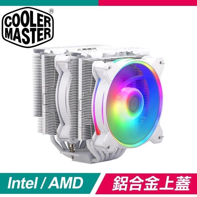 Cooler Master 酷碼 【南紡購物中心】 Hyper 622 Halo White 六導管 ARGB 雙塔散熱器