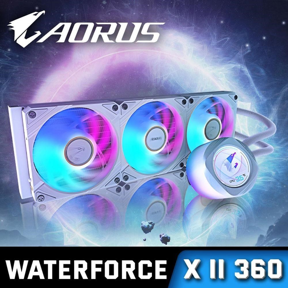 GIGABYTE 技嘉 AORUS WATERFORCE X II 360 ICE 水冷散熱器