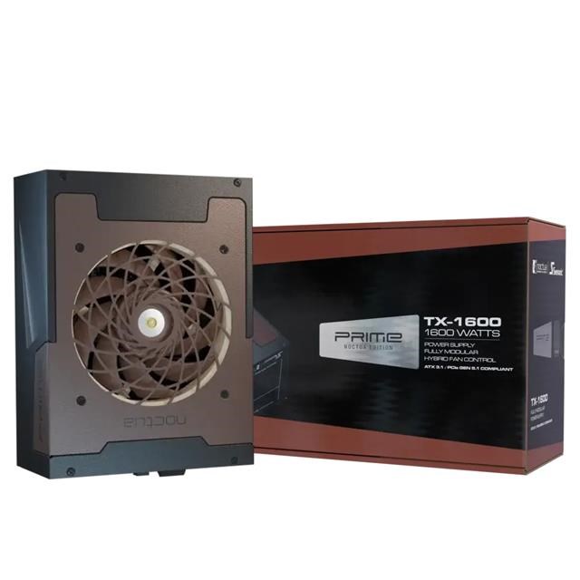 海韻Prime TX-1600 Noctua版鈦金全模電源供應器《貓頭鷹版