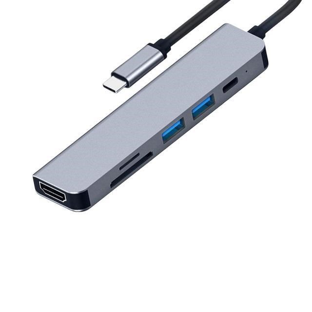 六合一 Type-C擴展集線器 分線器 擴展塢 HUB轉接器