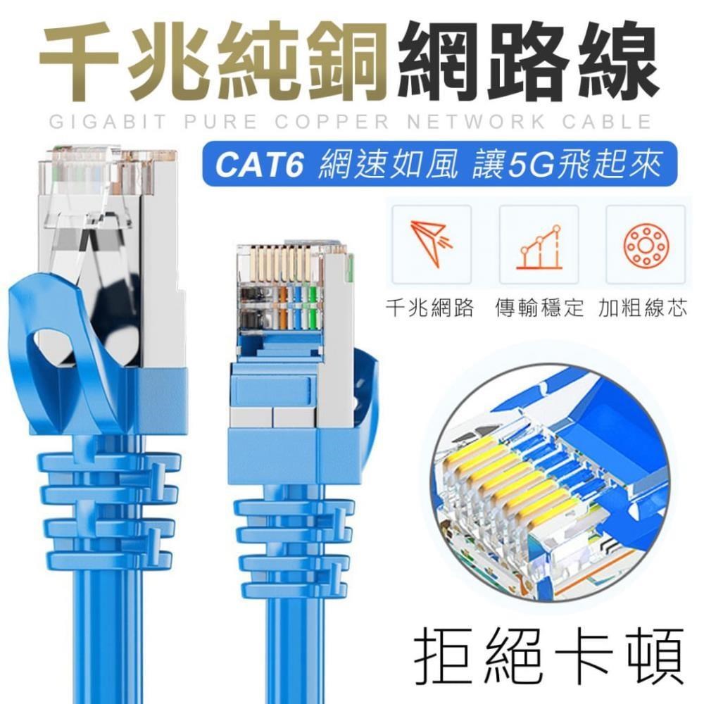 無氧純銅千兆網路線 CAT6高速網路線