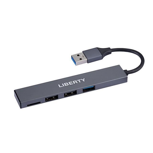 LIBERTY 利百代 【南紡購物中心】 3+1複合式USB3.0集線器 LY-301A
