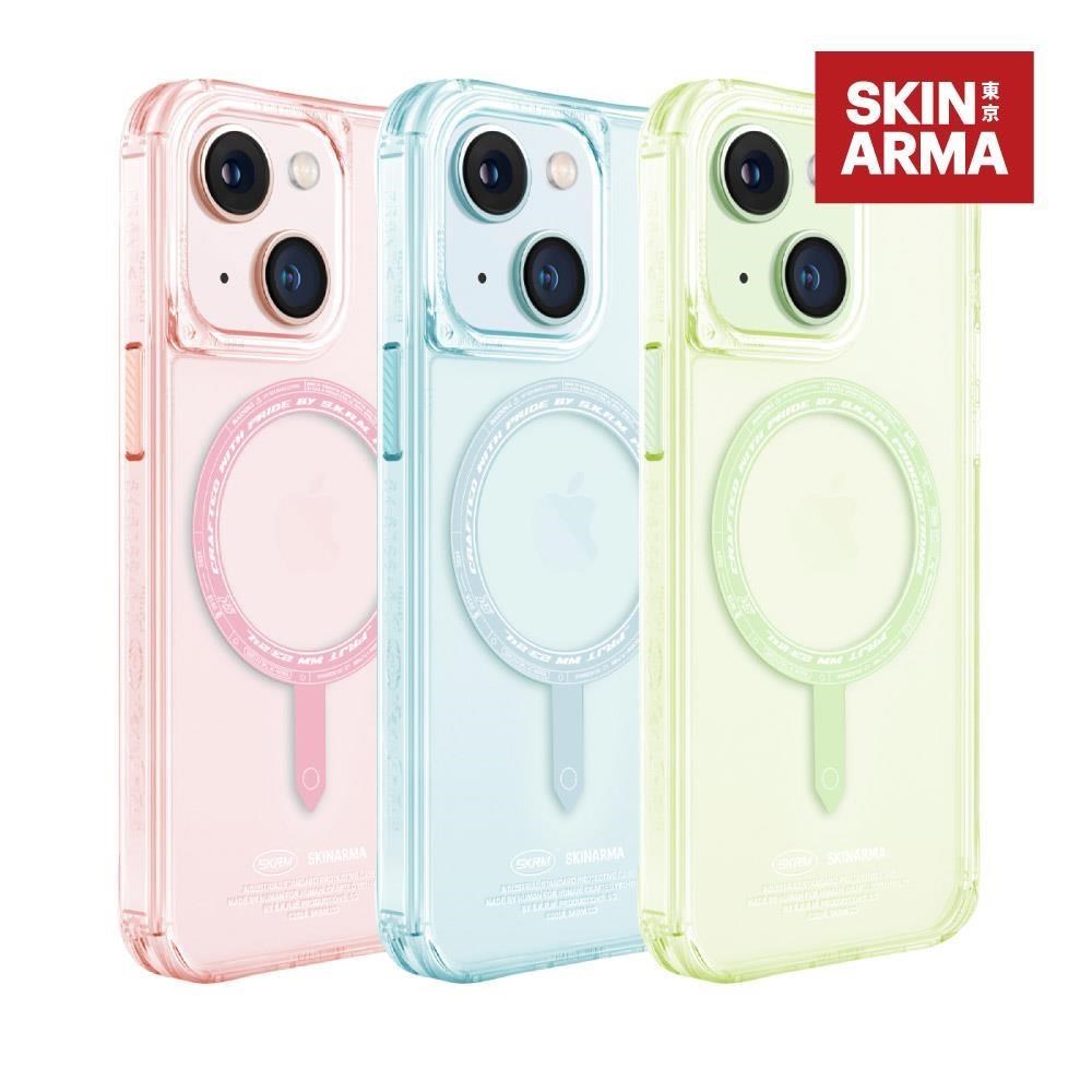 Skinarma 【南紡購物中心】 iPhone 15 Saido 低調風格磁吸防摔手機殼 附掛繩環