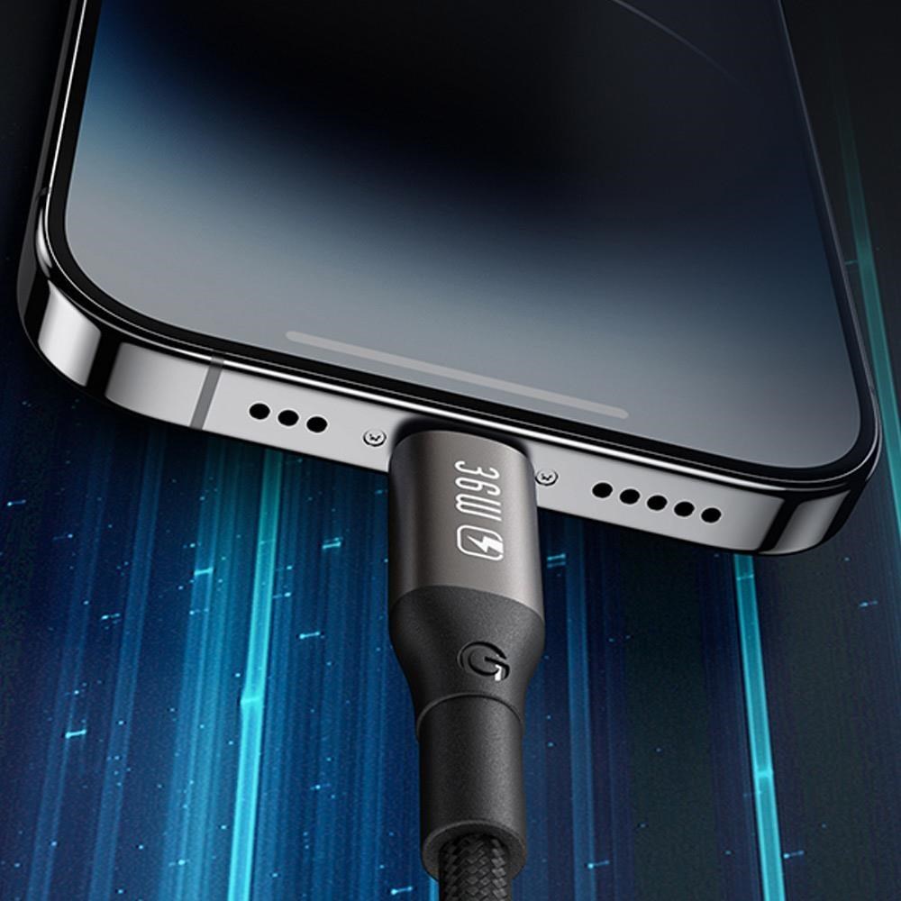 AIDOGA 艾迪伽 Type-C TO Lightning PD充電傳輸快充線 36W 爵士 2M