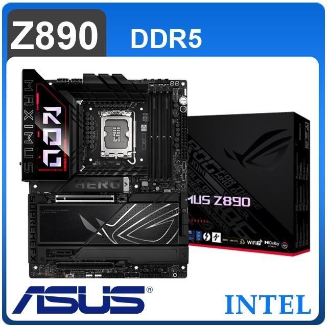 ASUS 華碩 ROG MAXIMUS Z890 HERO D5 LGA1851主機板(ATX/3+2年保)