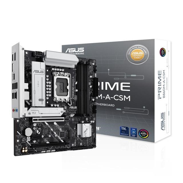 ASUS 華碩PRIME B860M-A-CSM D5 LGA1851主機板(MATX/3+1年保) - PChome