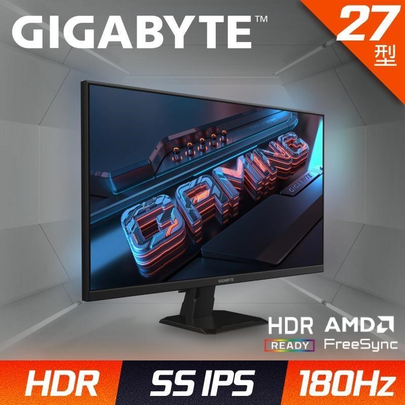 GS27FA 電競螢幕(27型/FHD/180Hz/1ms/HDMI/DP/IPS)