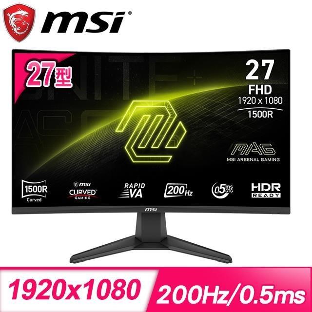 MAG 276CF E20 27型 VA曲面電競螢幕