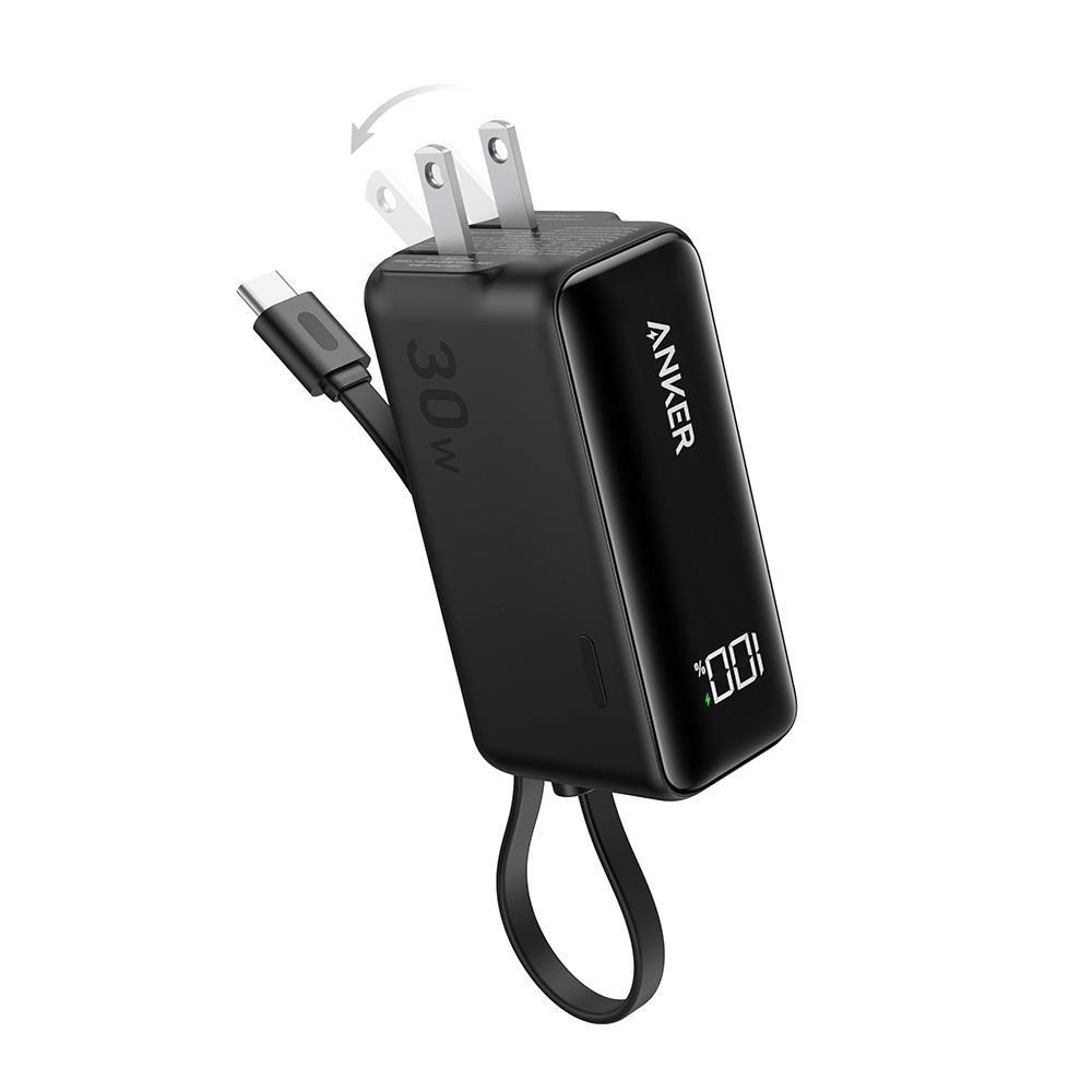 A1636 30W三合一快充行動電源5000mAh (黑)