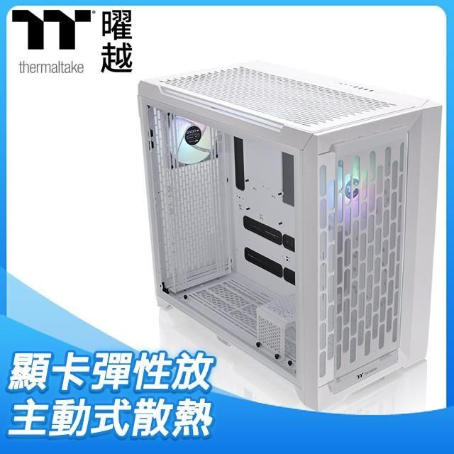 Thermaltake 曜越 CTE C750 TG ARGB 玻璃透側 E-ATX機殼《白》