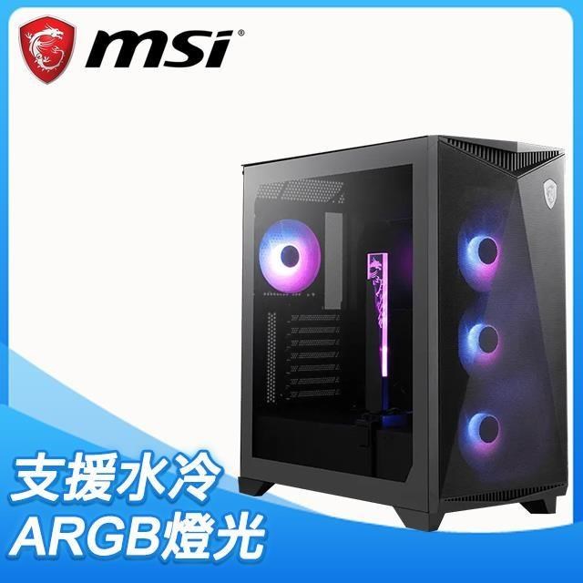 MSI 微星 MPG GUNGNIR 300R AIRFLOW 玻璃透側 E-ATX電腦機殼