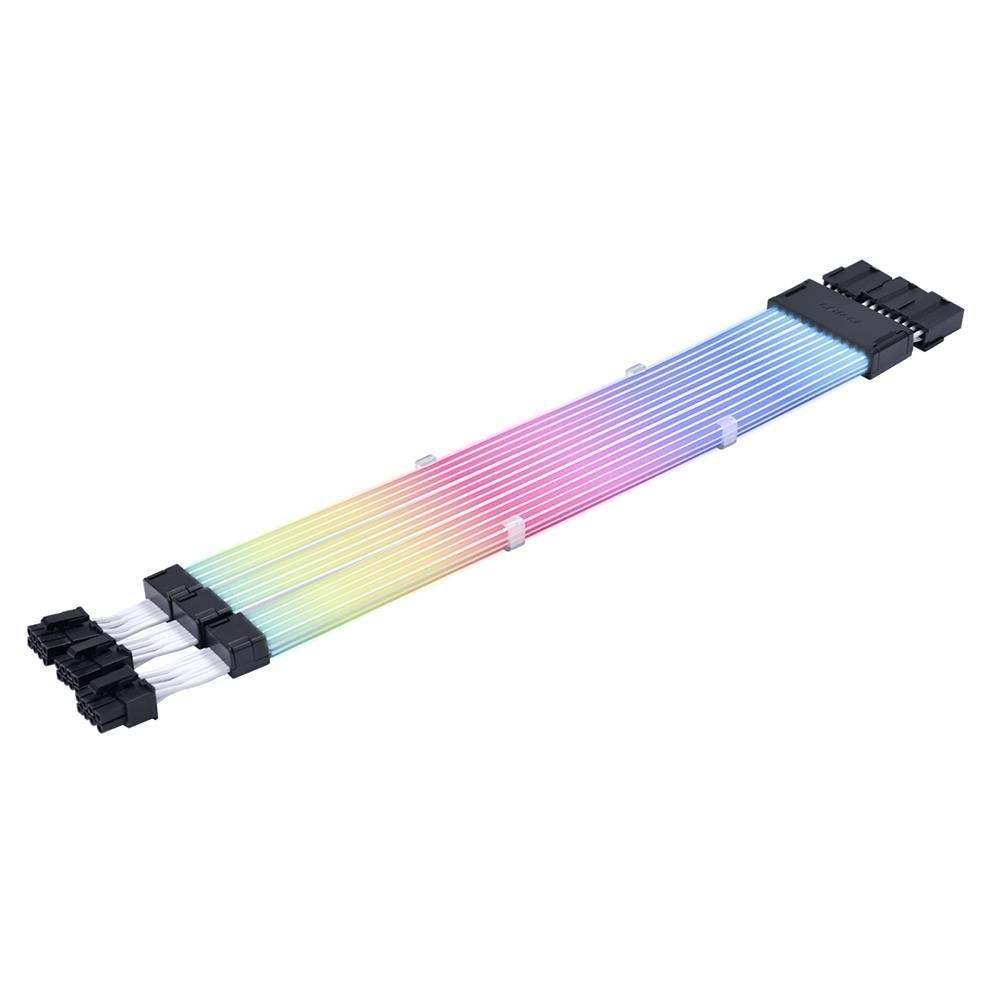 LIAN LI 聯力 RGB線材 PW12-1W黑 / STRIMER WIRELESS GPU3X8/360MM