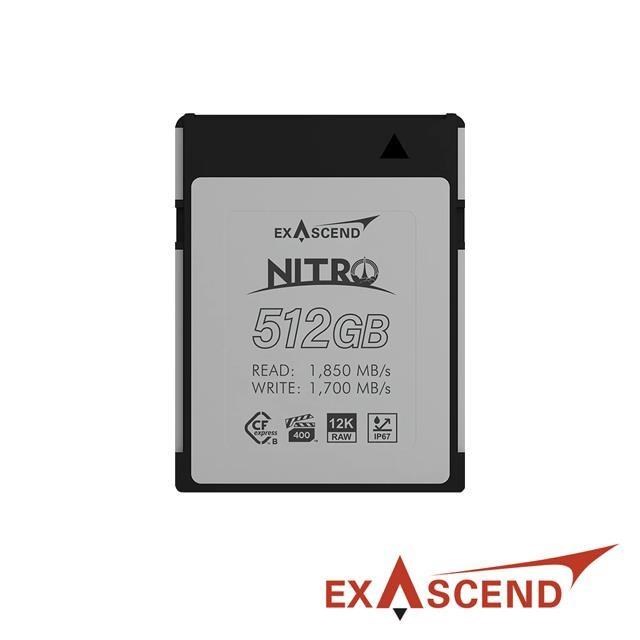 Exascend 憶昇 Nitro CFexpress Type B 高速記憶卡 512GB 公司貨