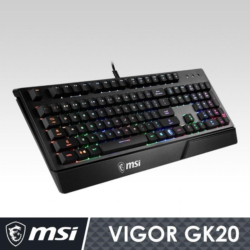 MSI 微星 Vigor GK20 電競鍵盤（其他規格）