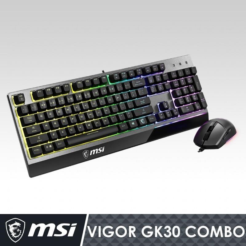 MSI 微星 Vigor GK30 Combo電競鍵盤滑鼠組(其他規格)