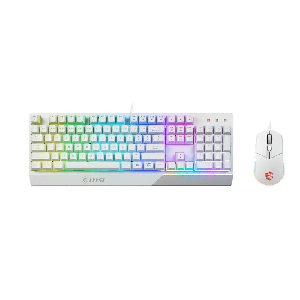 Vigor GK30 Combo電競鍵盤滑鼠組(白)