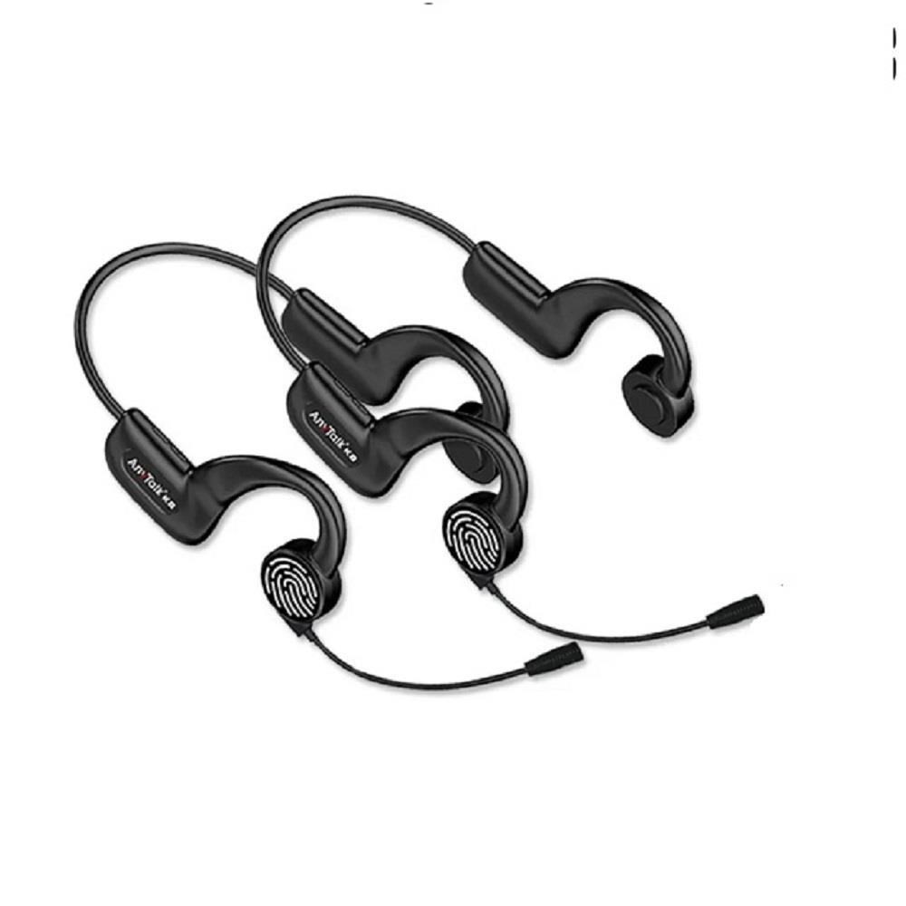 AnyTalk 【南紡購物中心】 頭戴式 免執照無線對講機 FRS-K8 (一組兩入)
