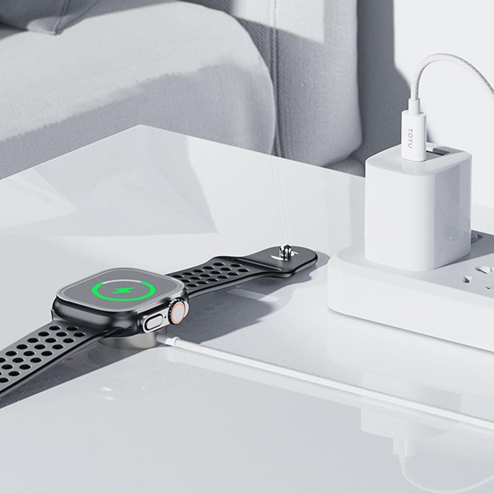 TOTU Type-C TO Apple Watch 磁吸充電線 鋅系列 1M