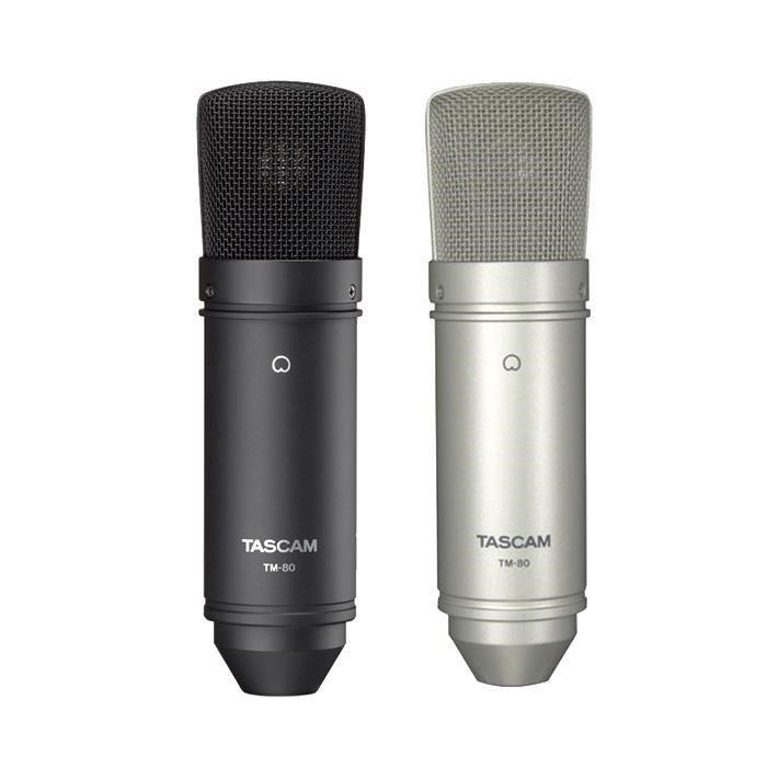 TASCAM TM80 電容式麥克風 直播 K歌 錄音 附防震架 腳架 麥克風線