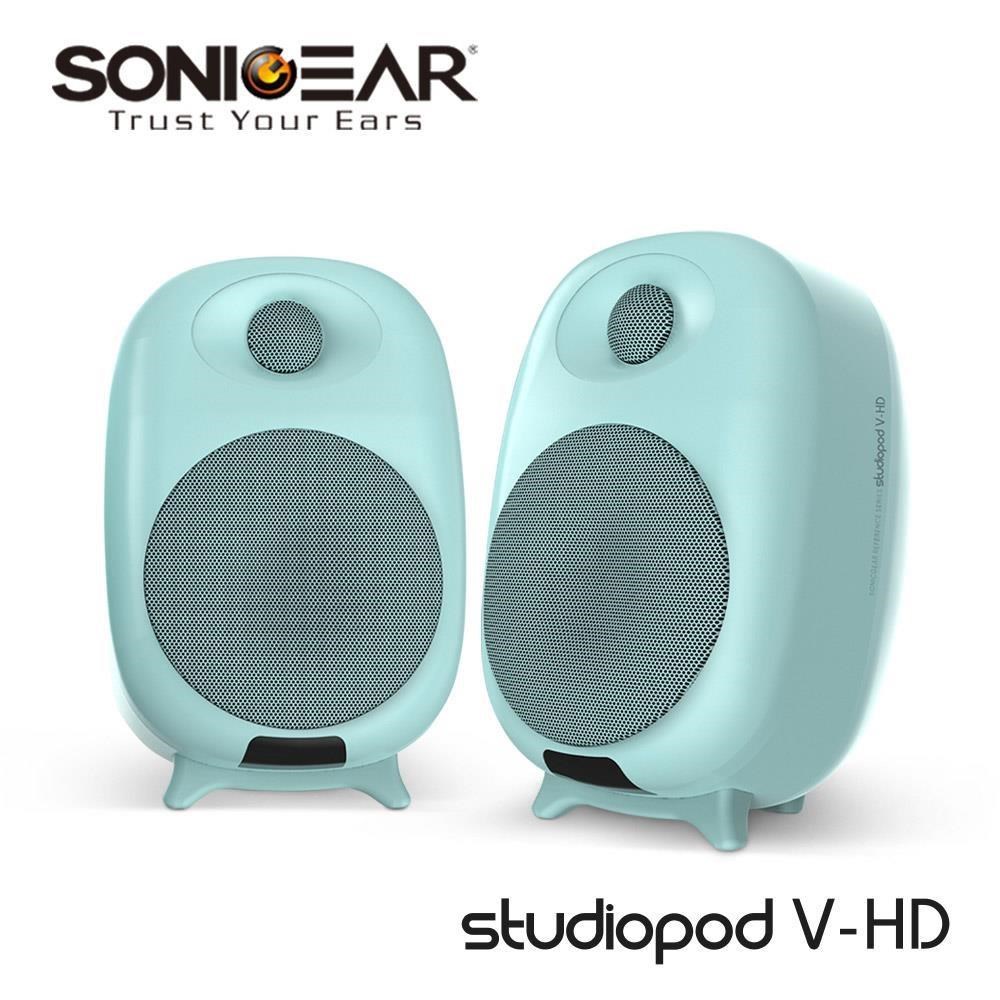 SonicGear /Studiopod V-HD/ 2.0聲道高傳真藍牙多媒體音箱系統_清新綠 Mint