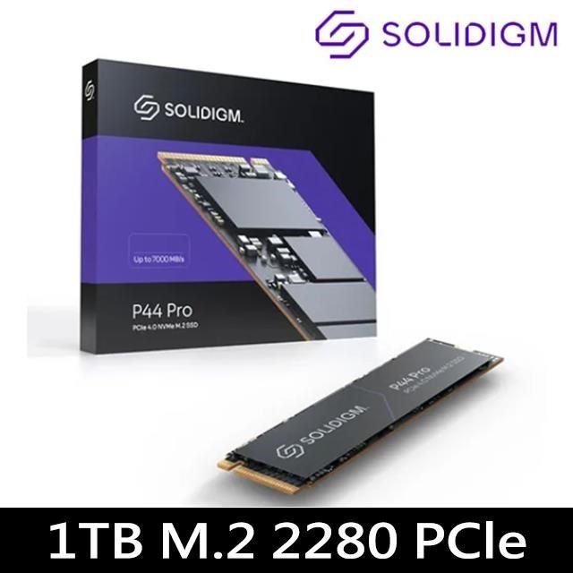Solidigm P44 Pro系列 1TB M.2 2280 PCI-E 固態硬碟