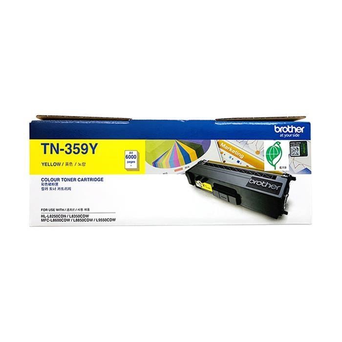 BROTHER 兄弟牌 【南紡購物中心】 TN-359Y 原廠黃色高容量碳粉匣 適用 HL-L8250CDN/HL-L8350CDW/MFC-L8600CDW/MFC-L8850CDW/MFC-L9550CDW